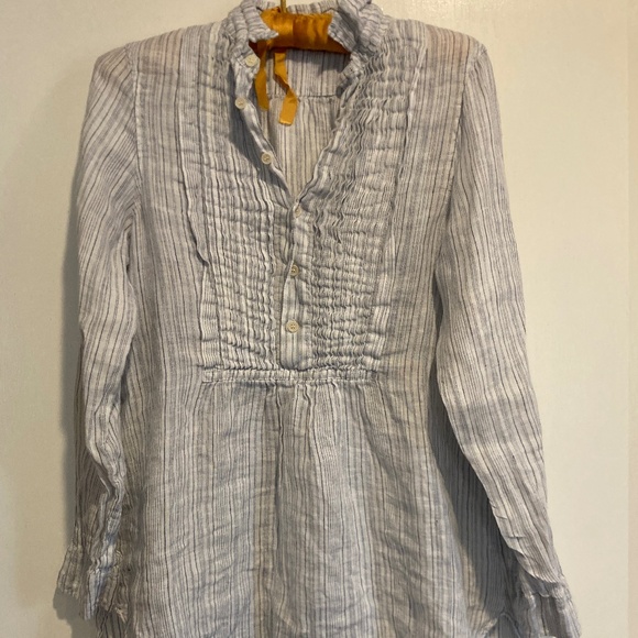 CP Shades Regina Linen Tunic / XS - Picture 2 of 4
